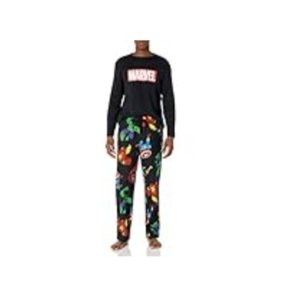 Amazon Essentials Disney Star Wars Marvel Flannel Pajamas Size Medium - Picture 1 of 12